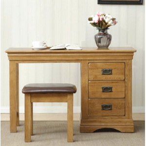 French Oak : Bàn Làm Việc Và Ghế Đôn